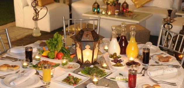 سفرة رمضان , رمضان على السفرة