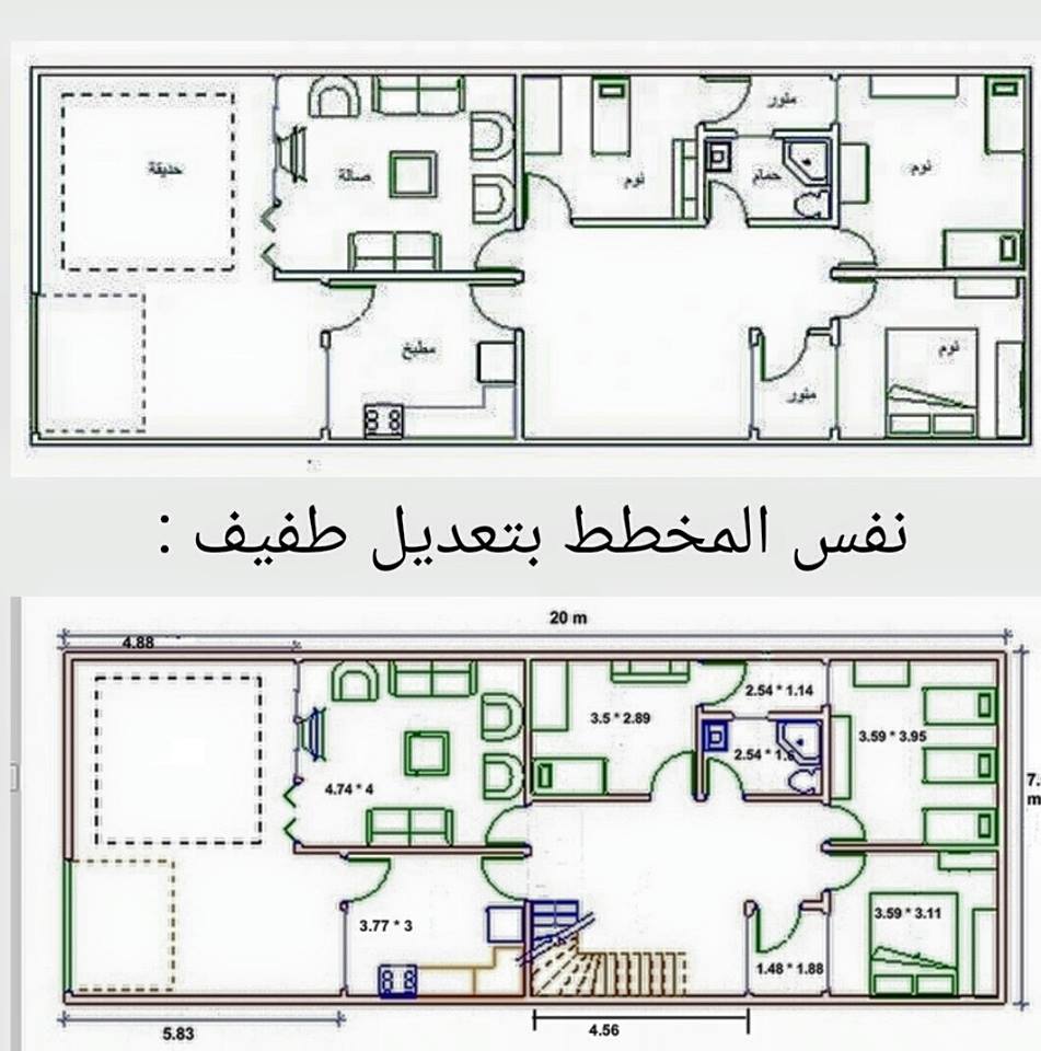 خريطة منزل 150 متر 11225 5