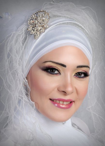 1383 صور عرايس محجبات - روعة و جمال العرائس المحجبات رحيق الضامي